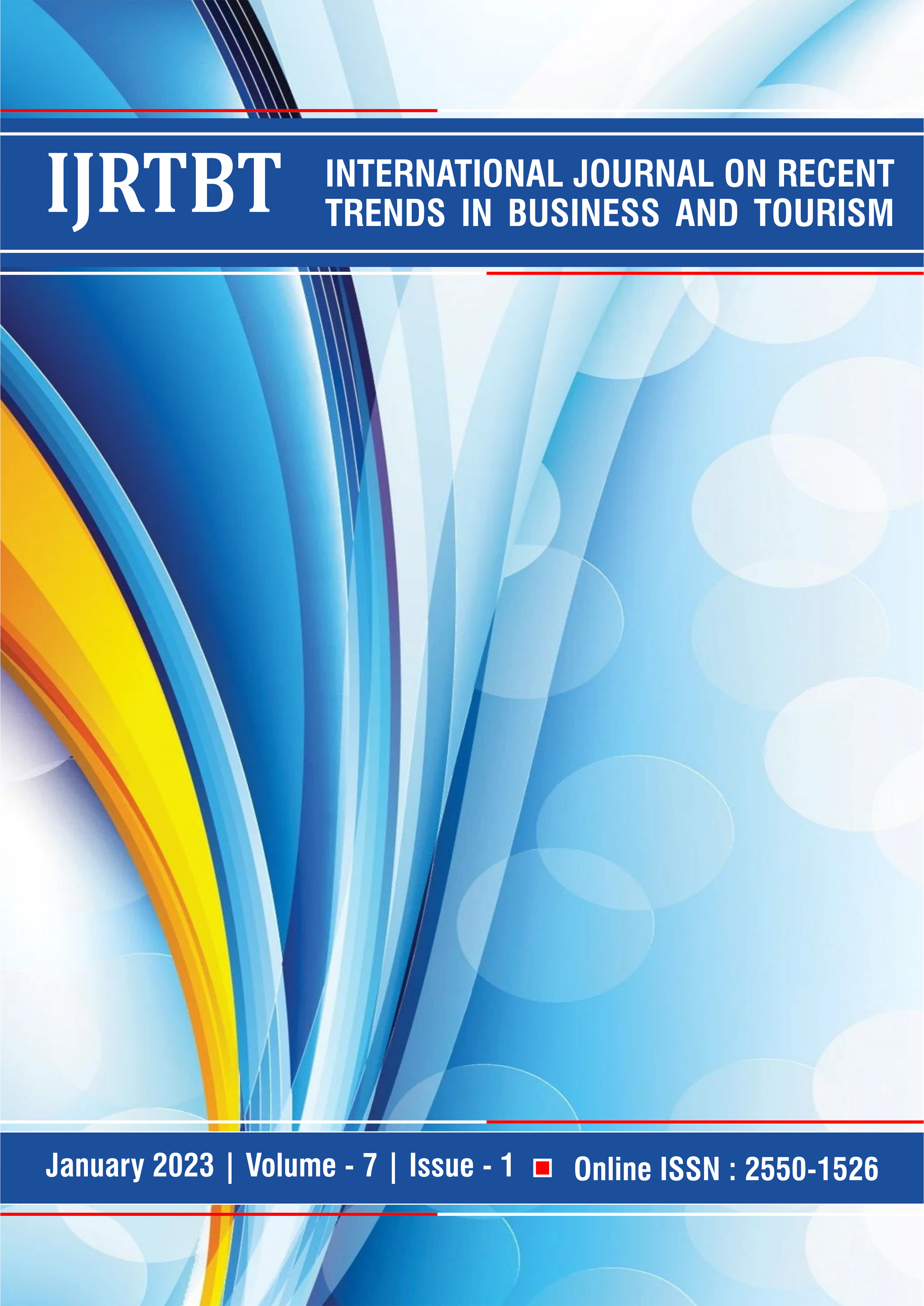 					View Vol. 7 No. 1 (2023): International Journal on Recent Trends in Business and Tourism (IJRTBT)
				