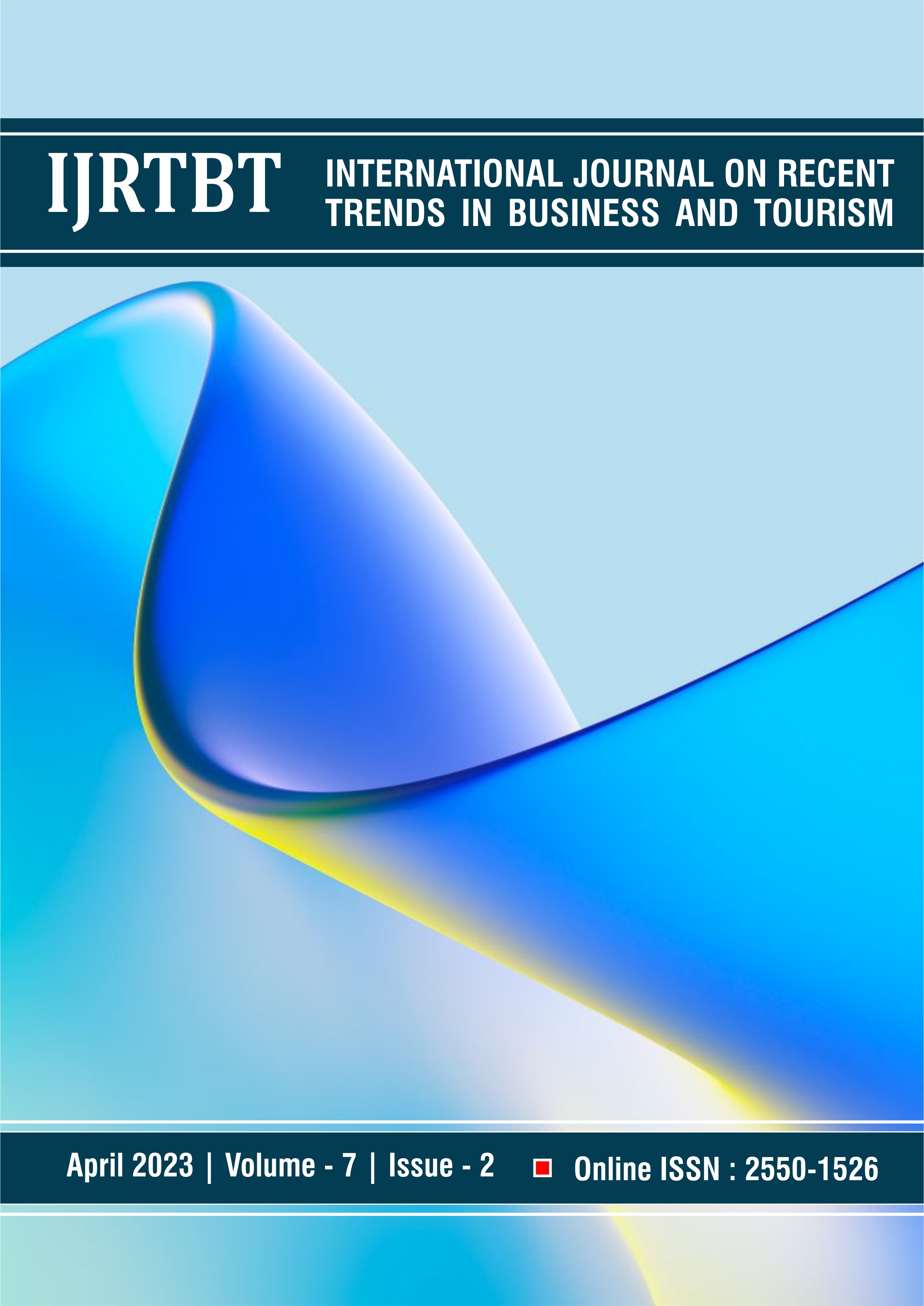 					View Vol. 7 No. 2 (2023): International Journal on Recent Trends in Business and Tourism (IJRTBT) 
				