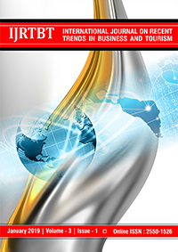 					View Vol. 3 No. 1 (2019): International Journal on Recent Trends in Business and Tourism
				