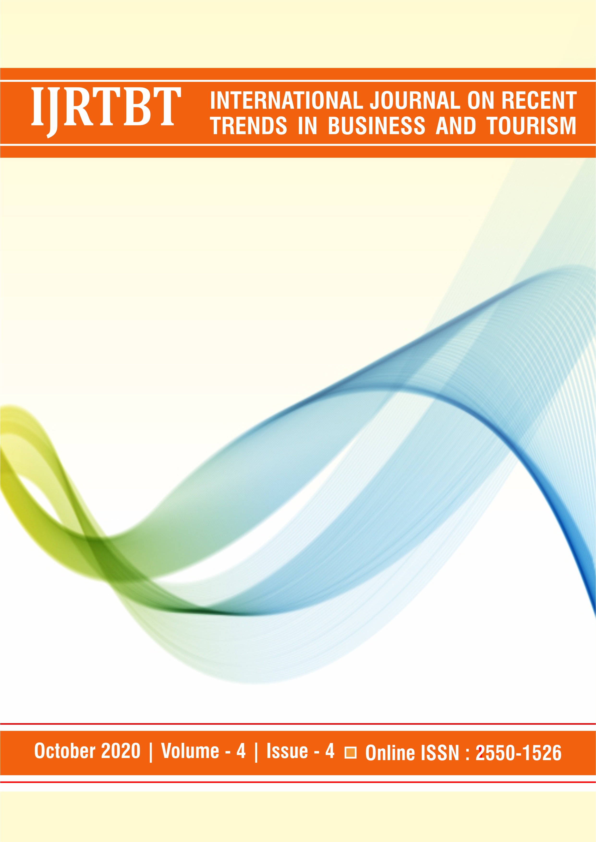 					View Vol. 4 No. 4 (2020): International Journal on Recent Trends in Business and Tourism 
				