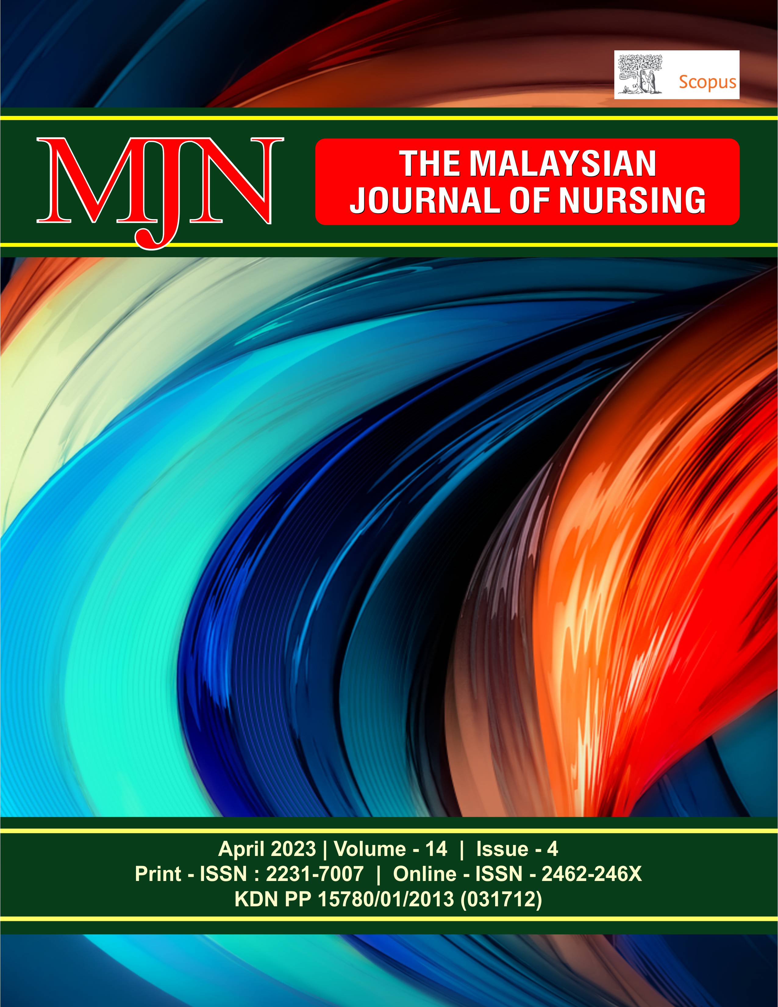 					View Vol. 14 No. 4 (2023): The Malaysian Journal of Nursing 
				