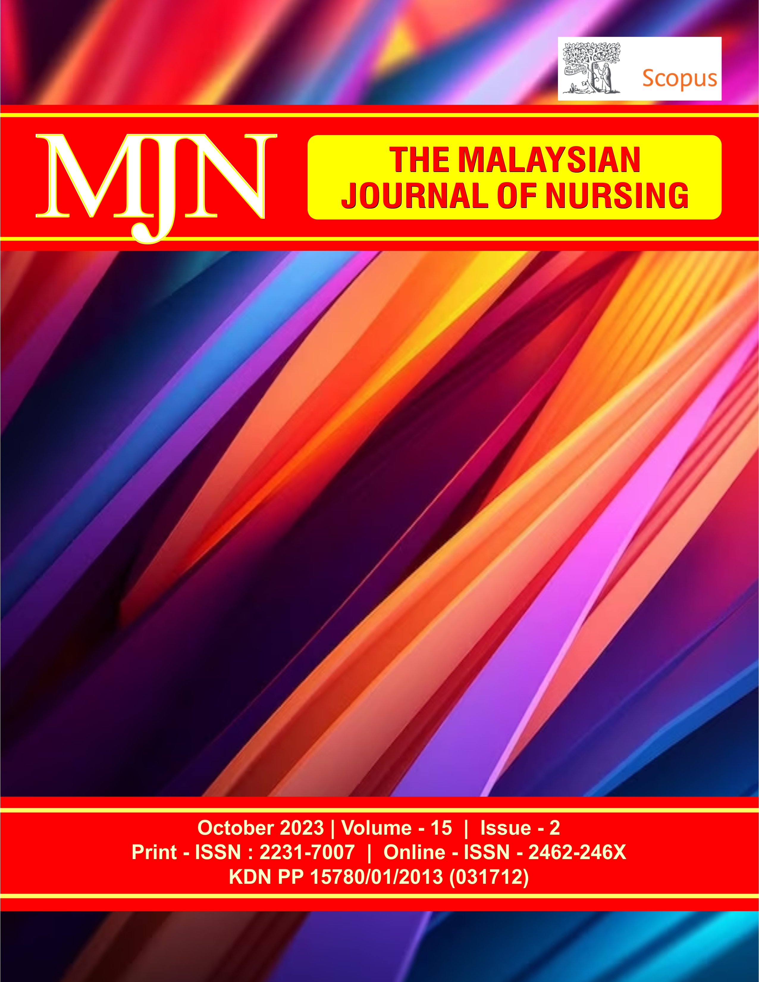 					View Vol. 15 No. 2 (2023): The Malaysian Journal of Nursing 
				