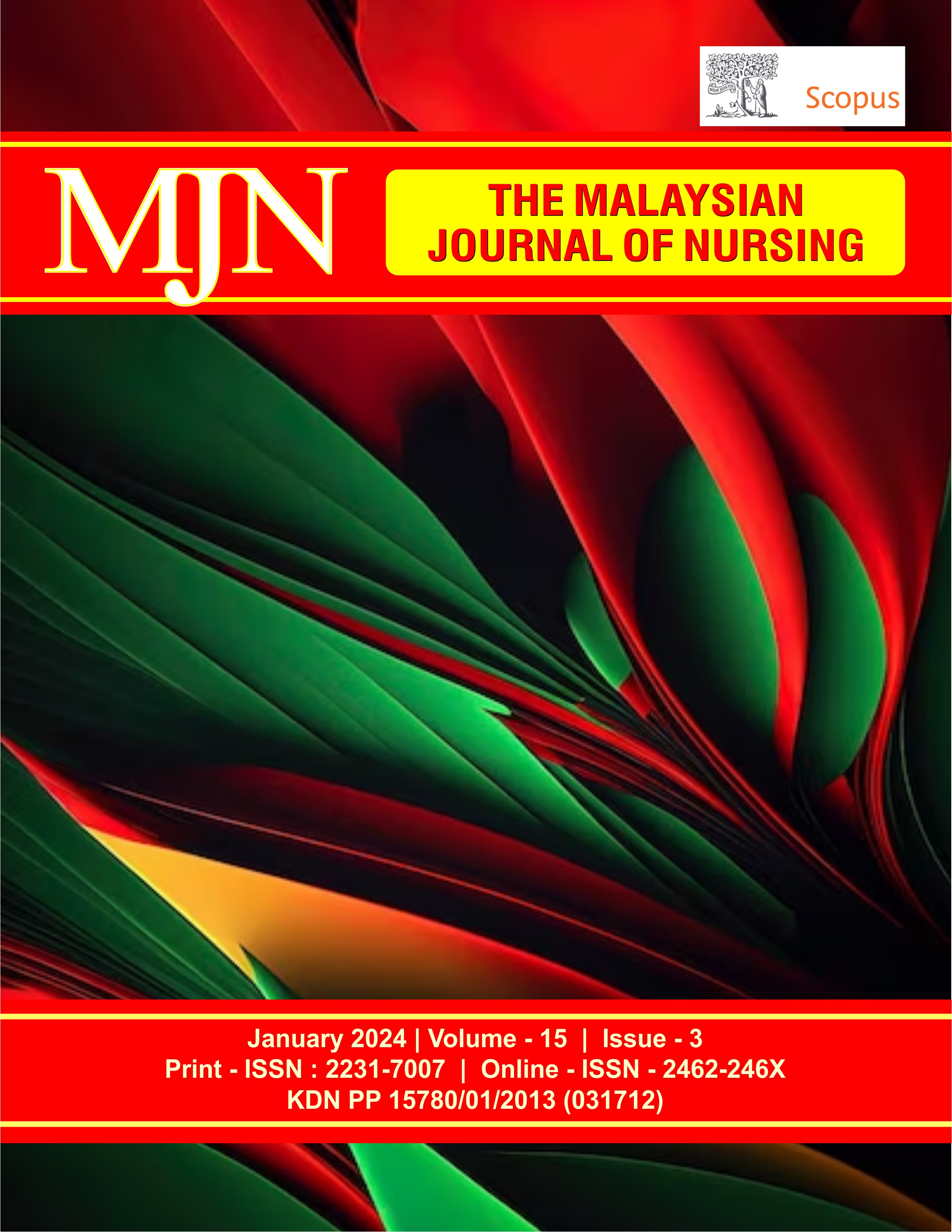 					View Vol. 15 No. 3 (2024): The Malaysian Journal of Nursing 
				