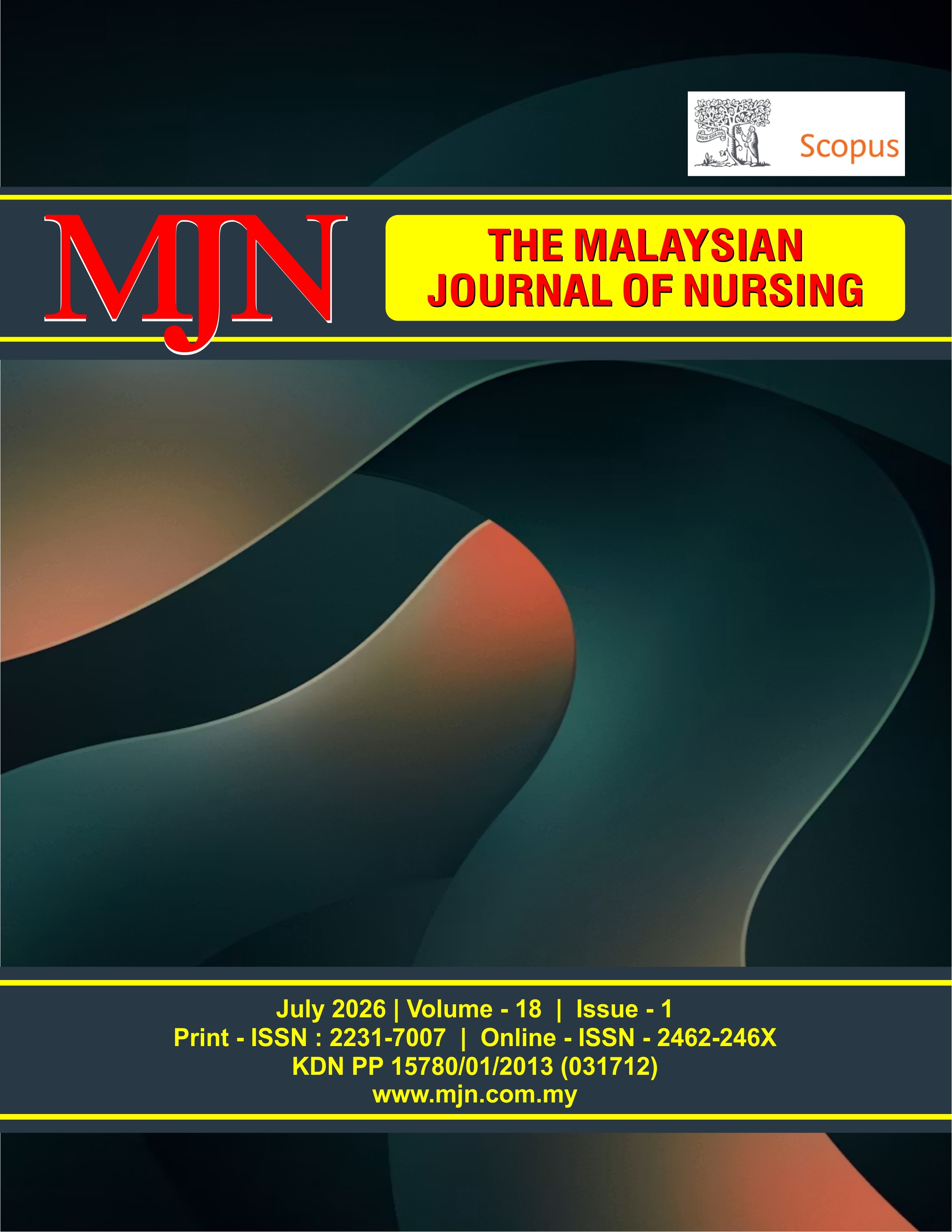 					View Vol. 18 No. 1 (2026):  The Malaysian Journal of Nursing
				