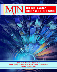 					View Vol. 9 No. 4 (2018): The Malaysian Journal of Nursing
				