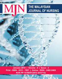 					View Vol. 9 No. 3 (2018): The Malaysian Journal of Nursing
				