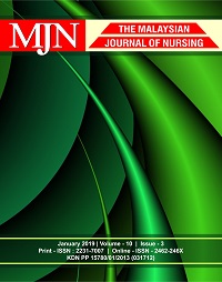 					View Vol. 10 No. 3 (2019): The Malaysian Journal of Nursing
				