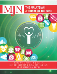 					View Vol. 8 No. 2 (2016): The Malaysian Journal of Nursing
				