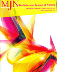 					View Vol. 4 No. 3 (2013): The Malaysian Journal of Nursing 
				