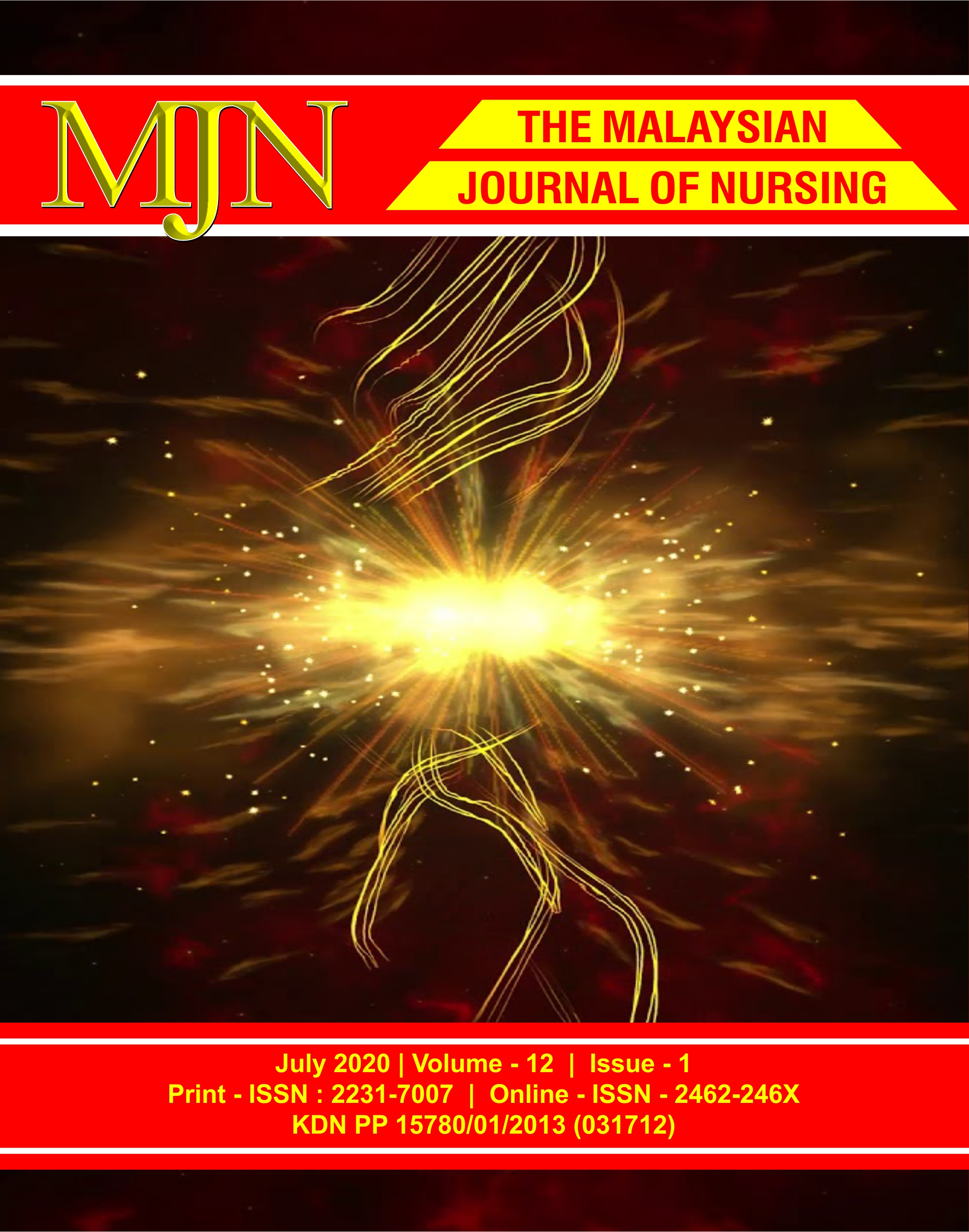 					View Vol. 12 No. 1 (2020): The Malaysian Journal of Nursing 
				