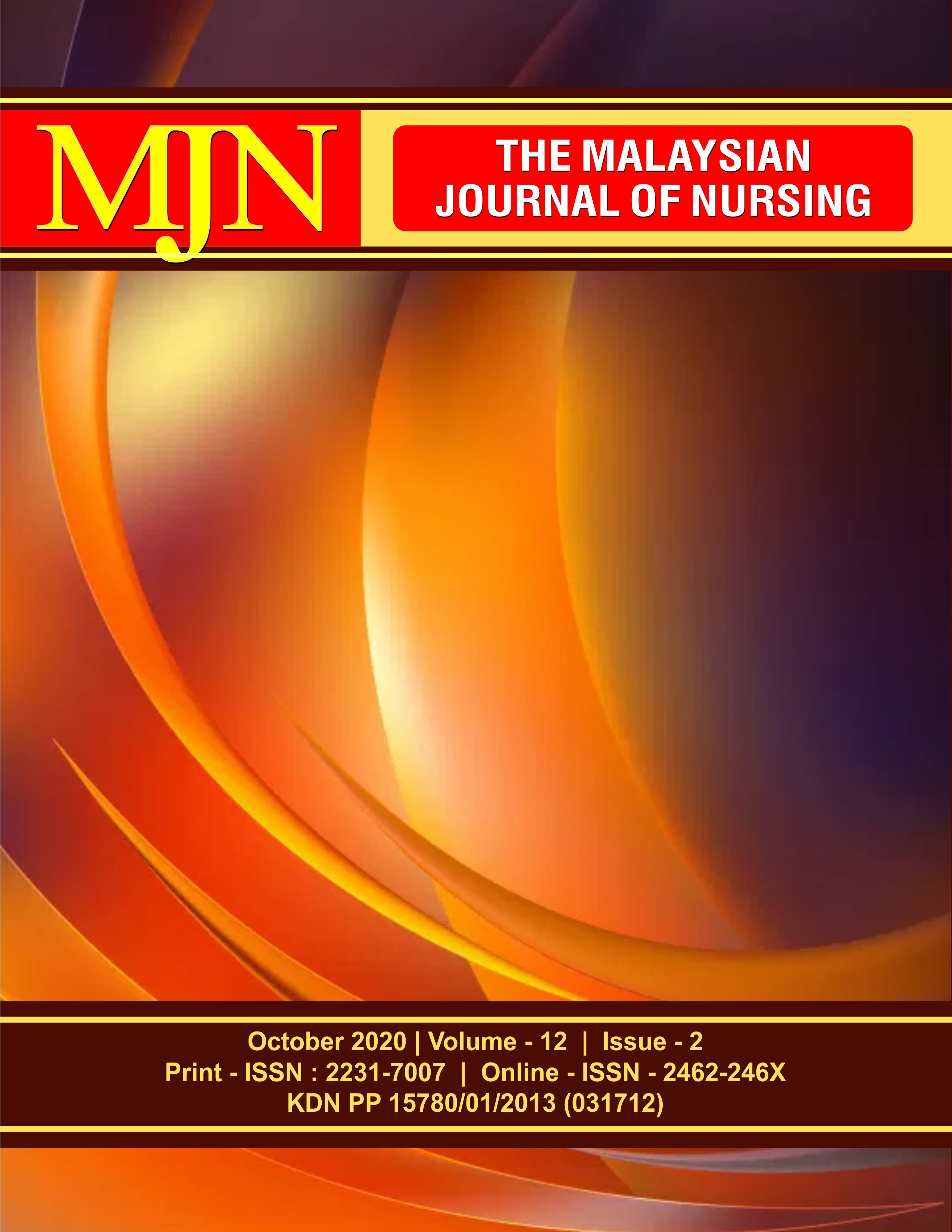 					View Vol. 12 No. 2 (2020): The Malaysian Journal of Nursing 
				