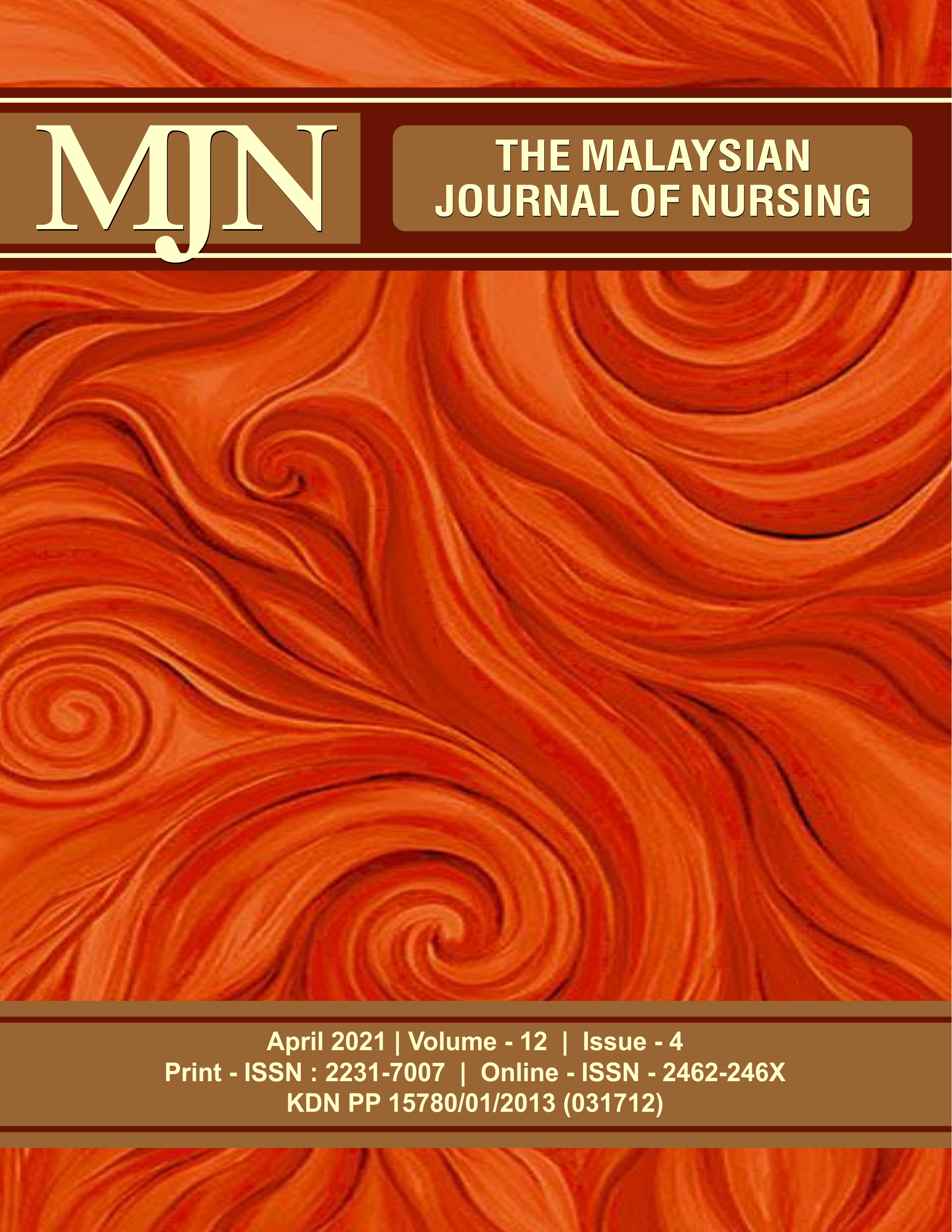 					View Vol. 12 No. 4 (2021): The Malaysian Journal of Nursing 
				