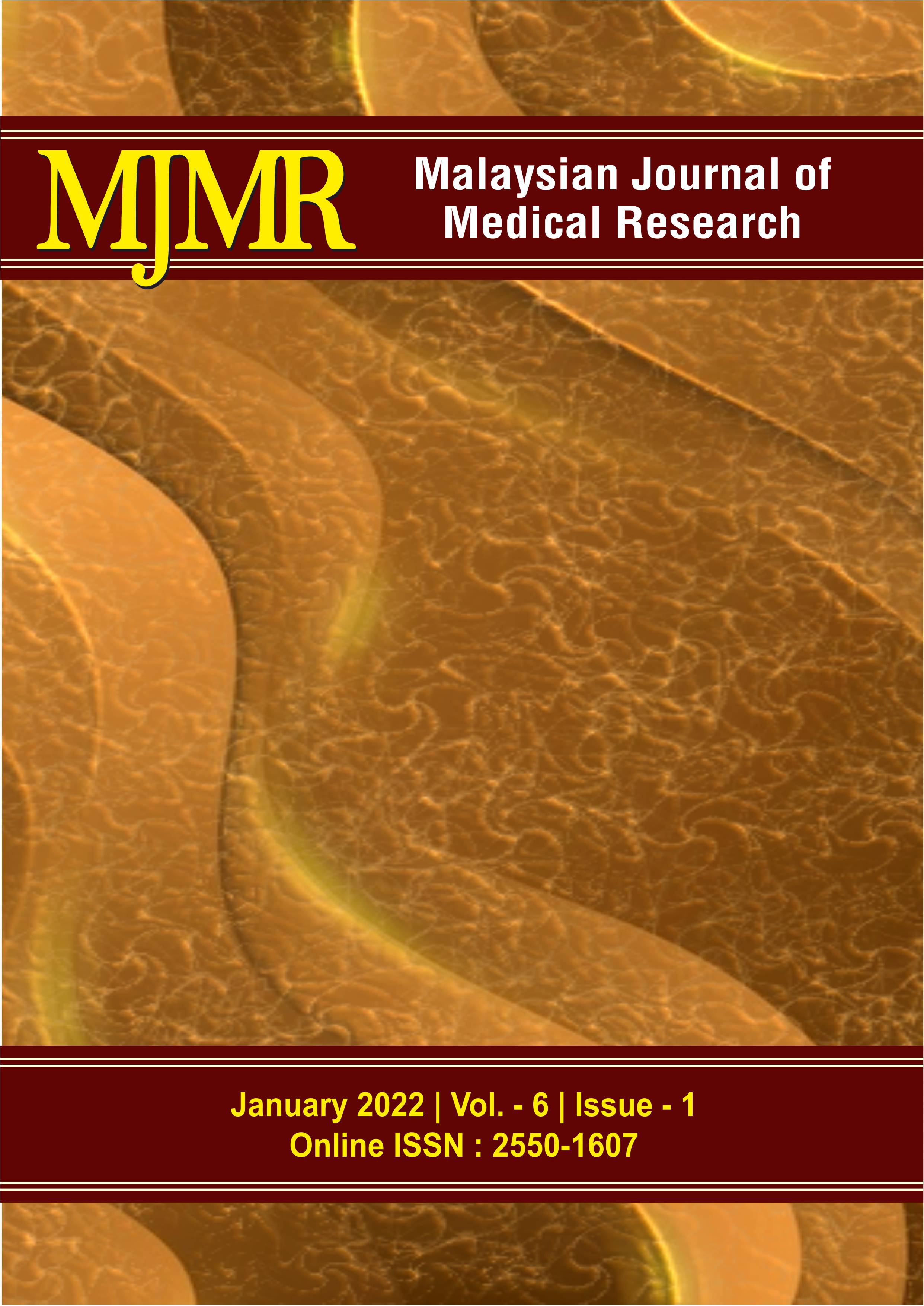 					View Vol. 6 No. 1 (2022): Malaysian Journal of Medical Research
				