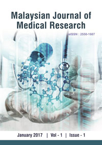 					View Vol. 1 No. 1 (2017): Malaysian Journal of Medical Research
				