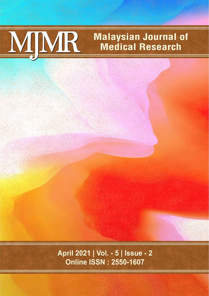 					View Vol. 5 No. 2 (2021): Malaysian Journal of Medical Research
				