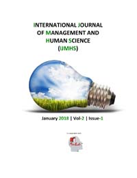 					View Vol. 2 No. 1 (2018): International Journal Of Management And Human Science (IJMHS)
				